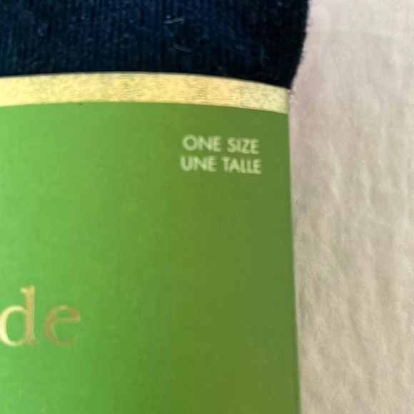 Kate Spade: Black & Pink Heart Patterned Socks - Picture 3 of 15